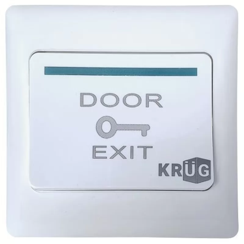 Accesoriu control acces KrugTechnik Buton iesire KPBE6, Plastic