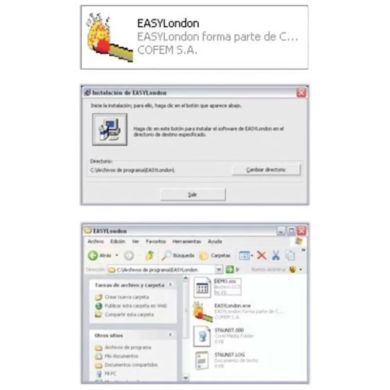 Accesoriu detectie incendiu Cofem Software programare EASY LONDON