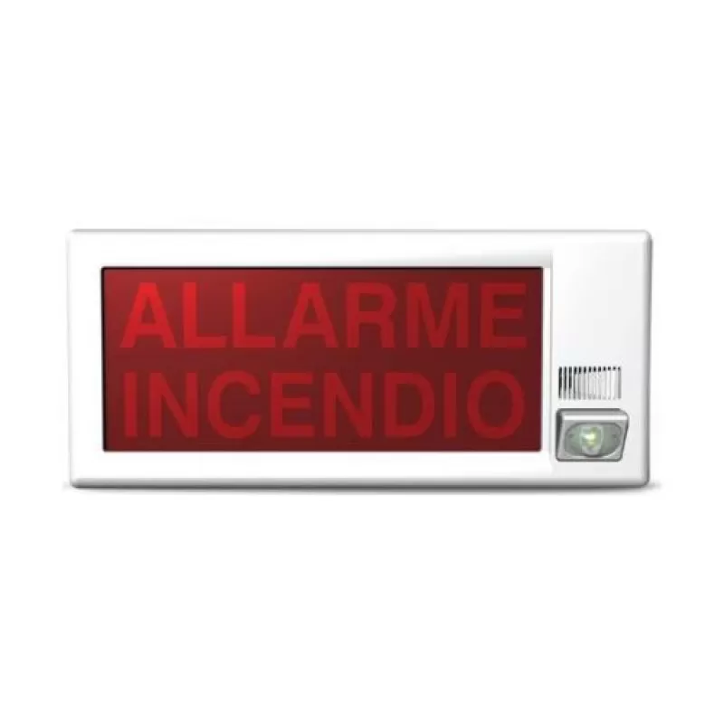 Accesoriu detectie incendiu INIM ESS022 Panou optic adresabil de avertizare vizual si sonor, 92 dB, IP21C, ENEA
