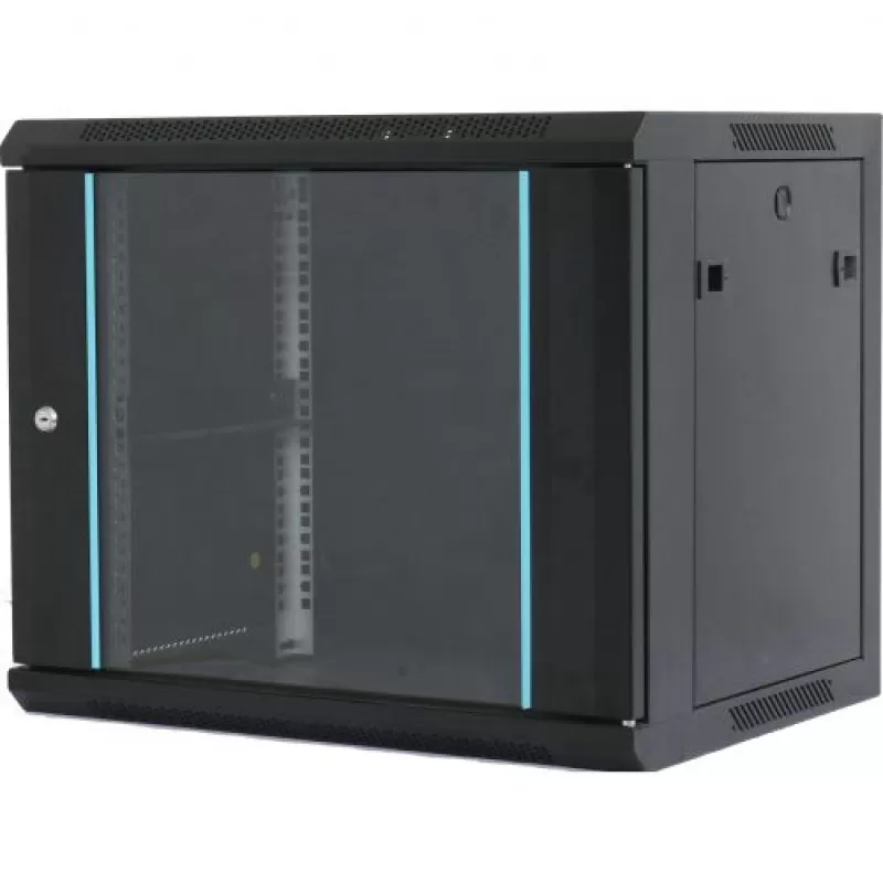 Accesoriu retelistica PXW LEO-CAB12U6060 Cabinet metalic, rack de perete 600x600mm, 12U, negru
