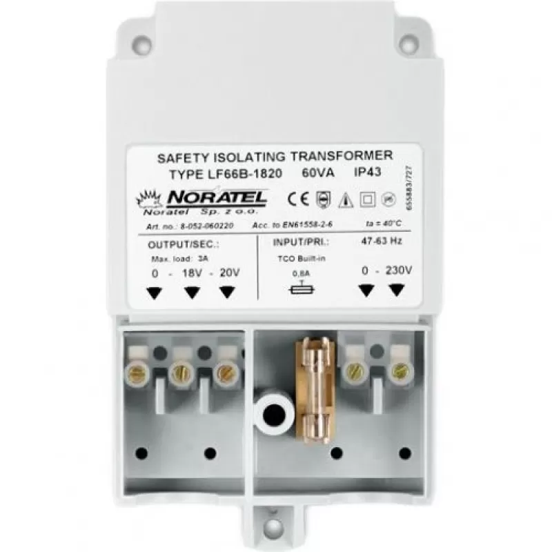 Accesoriu Satel TR 60 VA, Transformator