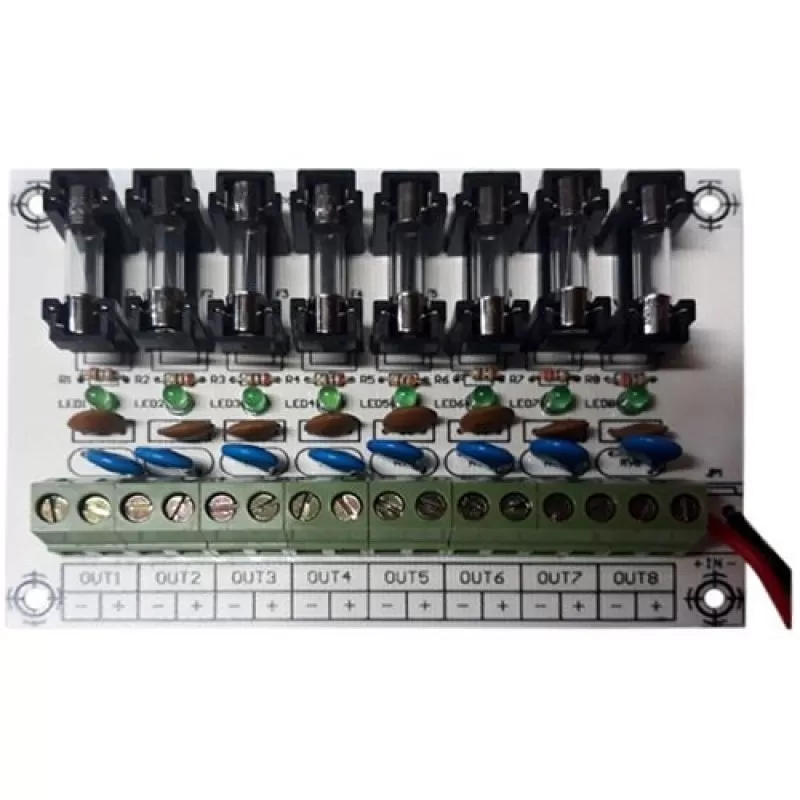 Accesoriu supraveghere PXW Modul extensie sursa AQT 8 iesiri