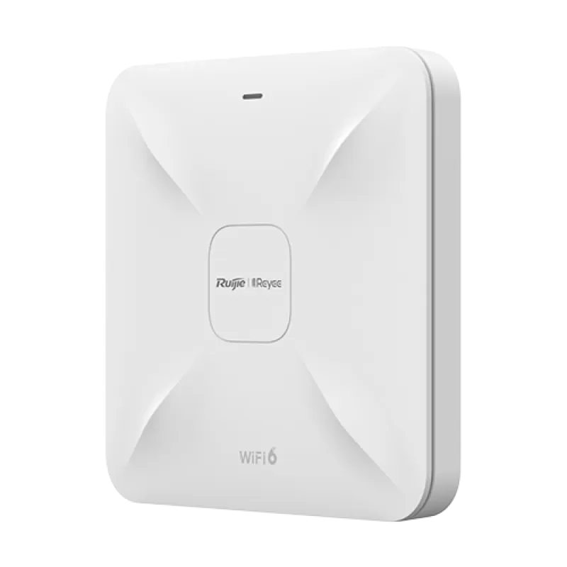 Access Point Wireless AX1800 Dual-Band, Wi-Fi 6, 2x RJ45 Gigabit, PoE IN, Cloud Management - Ruijie RG-RAP2260(G) - imagine 1