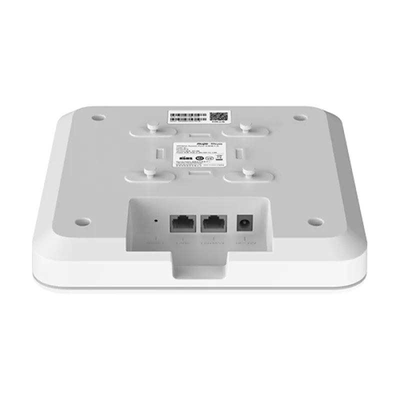 Access Point Wireless AX1800 Dual-Band, Wi-Fi 6, 2x RJ45 Gigabit, PoE IN, Cloud Management - Ruijie RG-RAP2260(G) - imagine 2