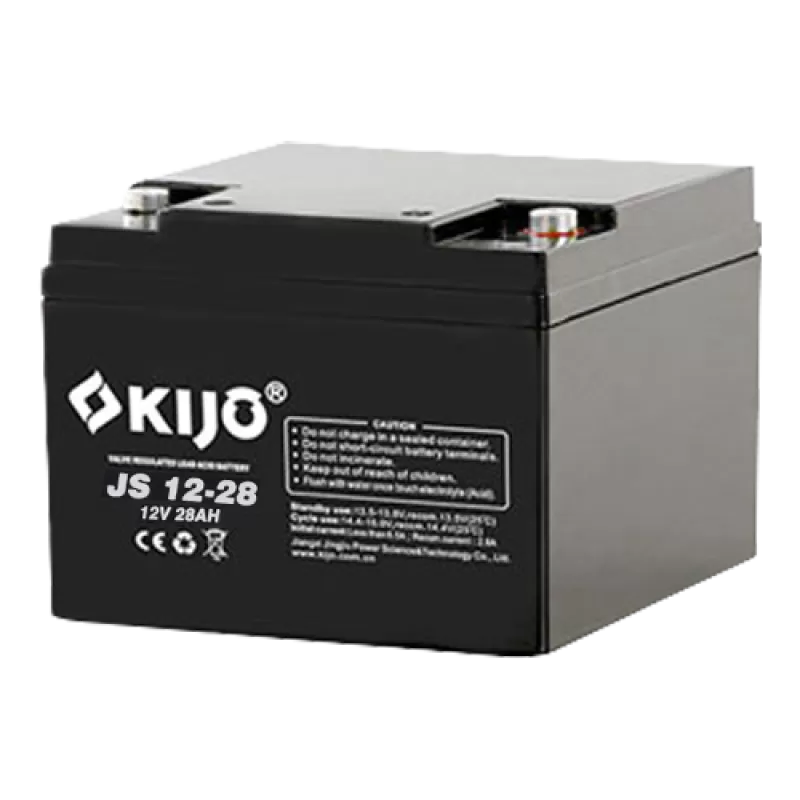 Acumulator AGM, 12V, 28Ah, M5 - KIJO JS12-28