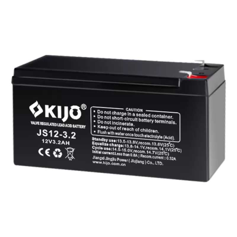 Acumulator AGM 12V, 3.2 Ah, F1 - KIJO JS12-3.2