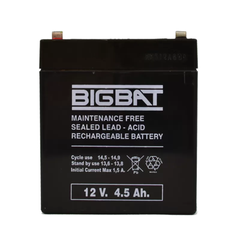 Acumulator BIG BAT 12V, 4.5 AH BB12V4.5 - imagine 1