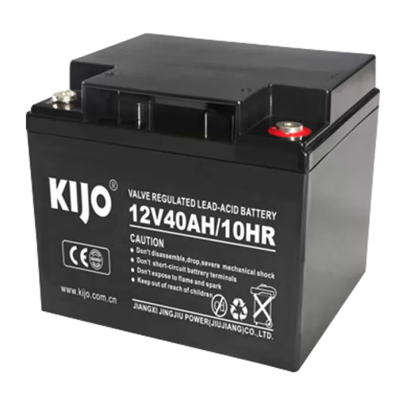 Acumulator Pb-acid AGM Deep Cycle, 12V, 40Ah, conector M6 - KIJO JM12-40