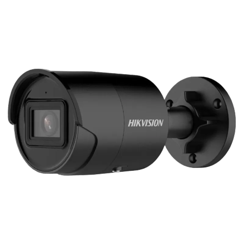 AcuSense - Camera IP 4MP, lentila 2.8mm, IR 40m, Mic. PoE, neagra - HIKVISION DS-2CD2043G2-IU-2.8mm-BLACK - imagine 2