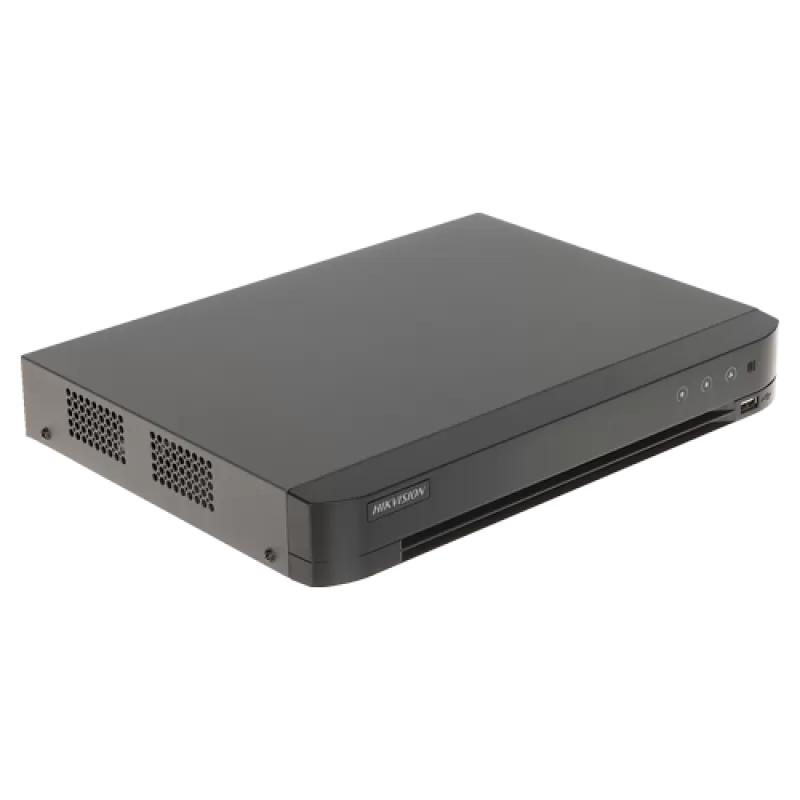 AcuSense - DVR 4 ch.video 8MP + 2 ch. IP max 6MP, audio over coaxial, Alarma - HIKVISION iDS-7204HUHI-M1-SA