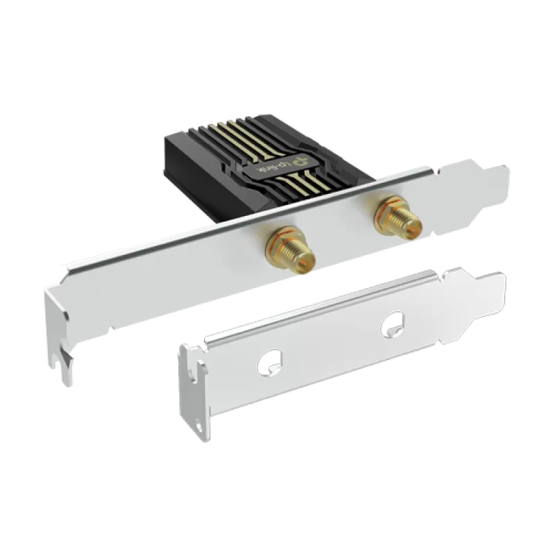 Adaptor PCI-E Bluetooth 5.4, Wi-Fi 7, BE6500 Tri-Band, 2 x Antene High-Performance - TP-Link ArcherTBE400E - imagine 1