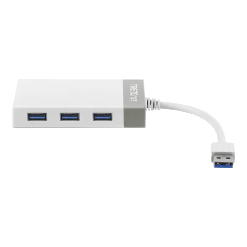Adaptor USB 3.0 la Gigabit, Hub USB - TRENDnet TU3-ETGH3 - imagine 1