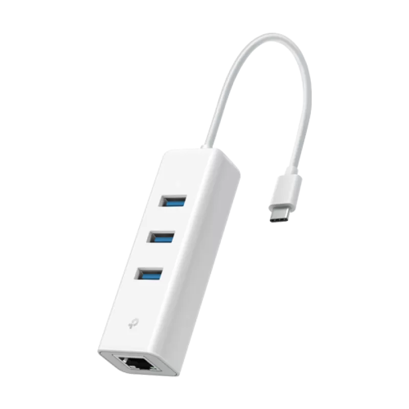Adaptor USB Type-C la RJ45 Gigabit, 3 x USB 3.0 - TP-Link UE330C
