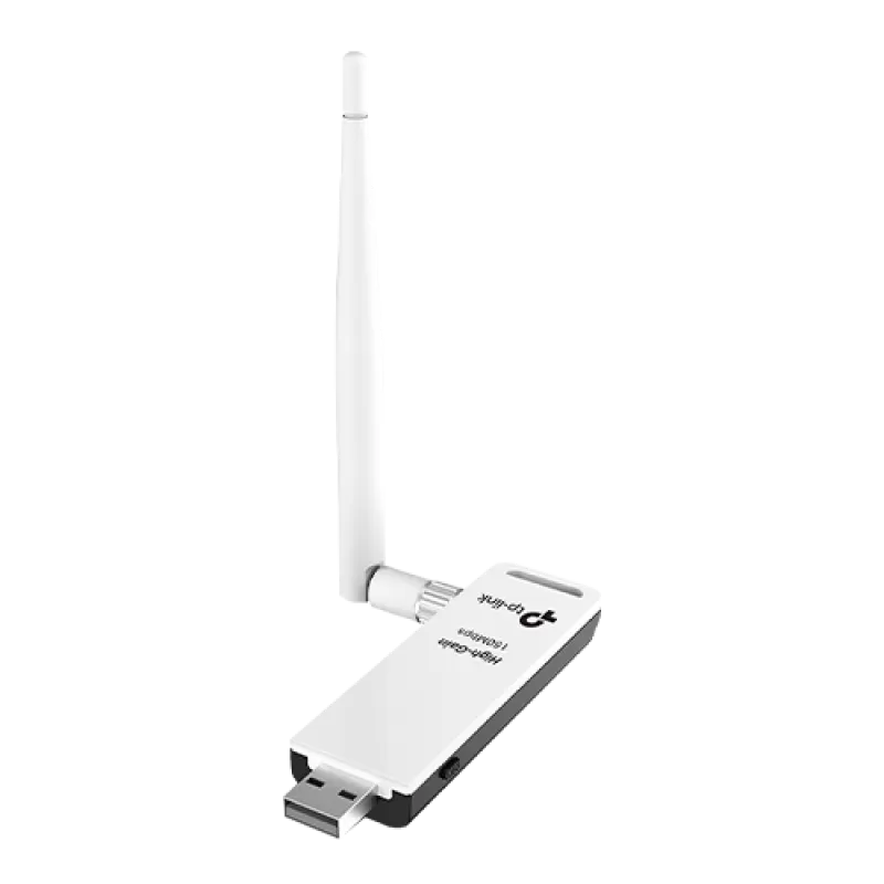 Adaptor wireless TP-LINK TL-WN722N, N150 USB 2.0 - TP-LINK TL-WN722N - imagine 1