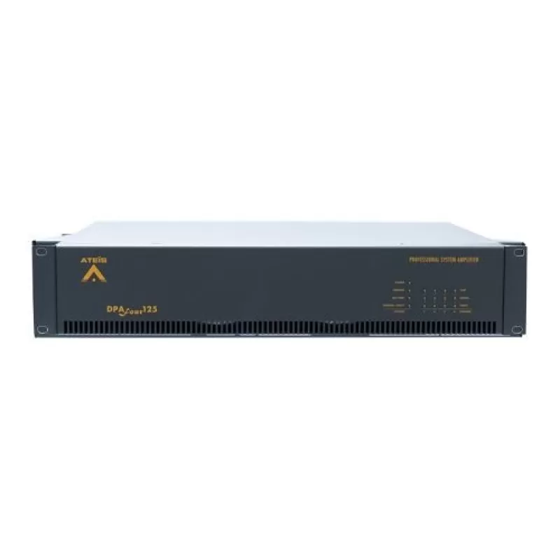 ATEIS DPAFOUR125 Amplificator digital de putere, 4x125W, Class-D, EN54-16