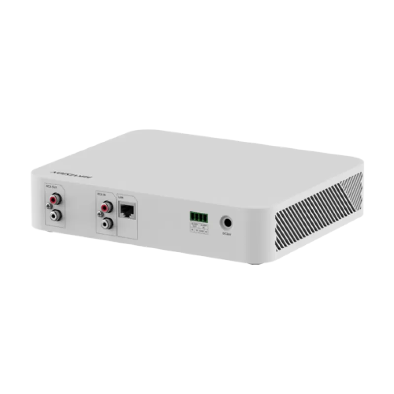 Audio decodor IP, 6W, Mic, Alarma - HIKVISION DS-QAE1DG1 - imagine 3