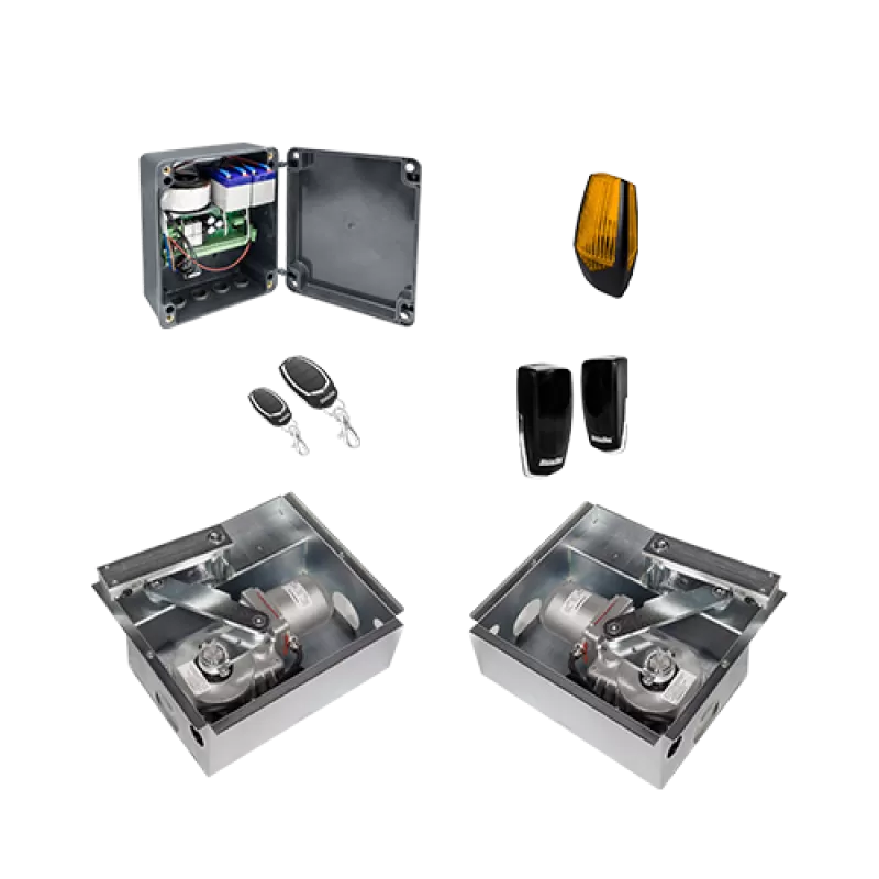 Automatizare ingropata pentru poarta batanta 2x2.5m - MOTORLINE SUBWING724-KIT
