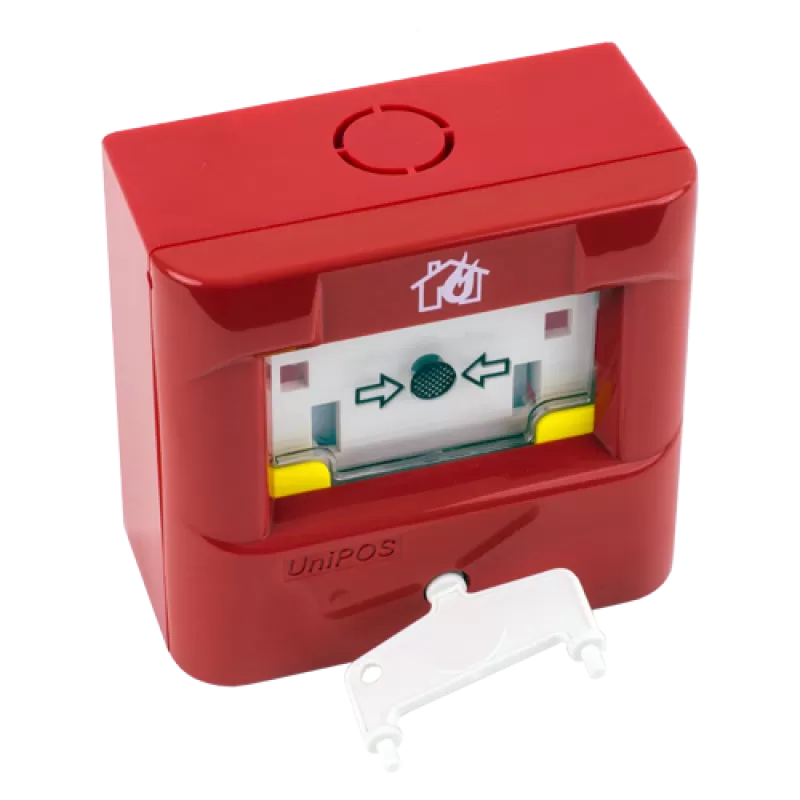 Buton conventional de alarmare incendiu - UNIPOS FD3050N - imagine 1