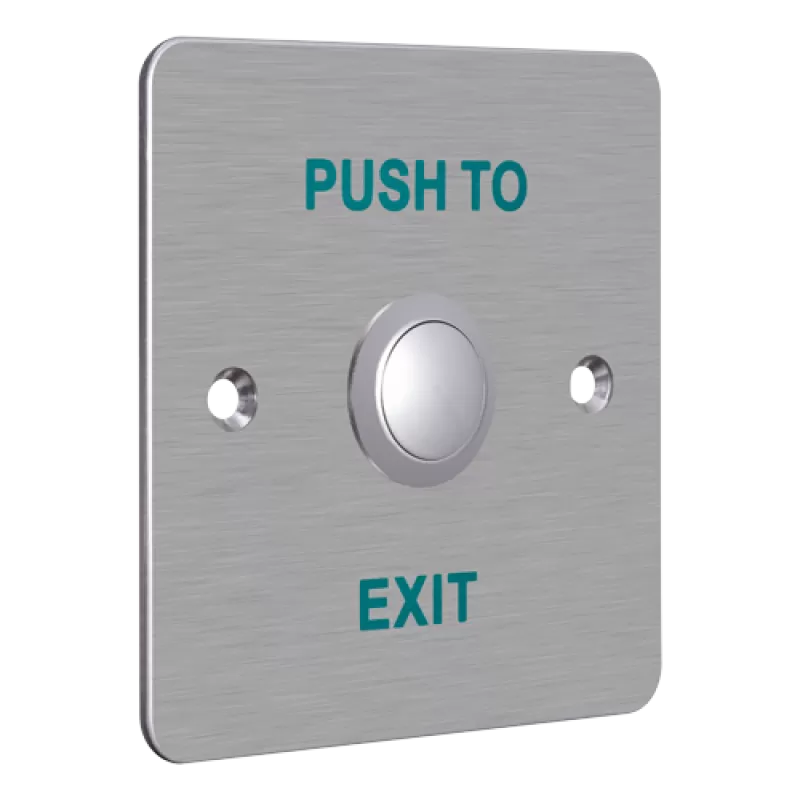Buton iesire montaj ingropat, panou frontal Aluminiu - HIKVISION DS-K7P01 - imagine 1