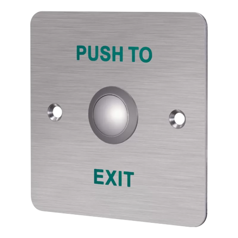 Buton iesire montaj ingropat, panou frontal Aluminiu - HIKVISION DS-K7P01 - imagine 2