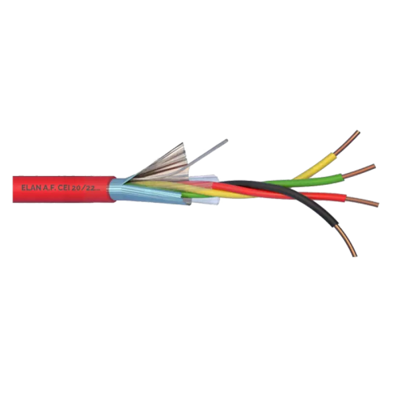 Cablu de incendiu 2x2x0.8mm, ecranat, 100m ELN-2x2x08