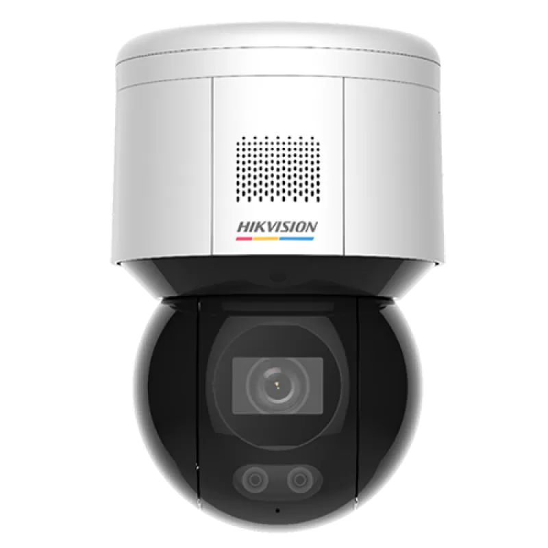Camera ColorVu, IP, PT, 4 MP, lentila 4mm, WL 30m, Audio, Alarma, PoE, IP66 - HIKVISION DS-2DE3A400BW-DE(F1)(T5)