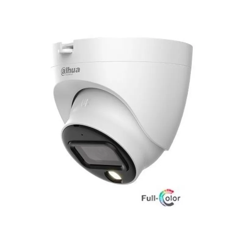 Camera de supraveghere Dahua HAC-HDW1239TLQ-A-LED-0280B HDCVI Dome 2MP, CMOS 1/2.8'', 2.8mm, LED 20m, WDR 130dB, Microfon, IP67
