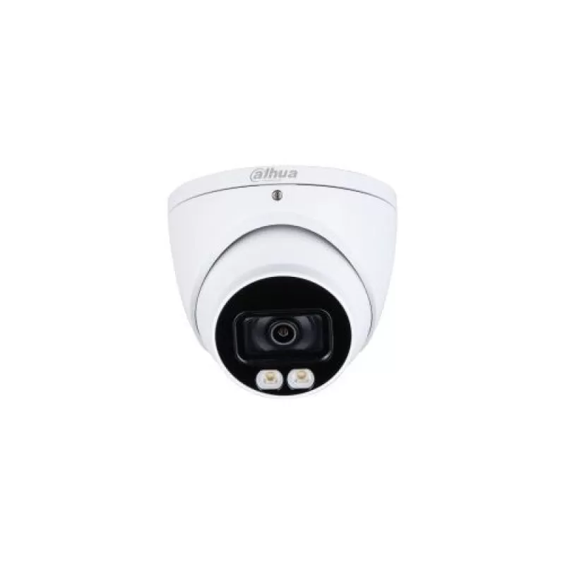 Camera de supraveghere Dahua HAC-HDW1509T-A-LED-0280B-S2 Dome HDCVI Full-color 5MP CMOS, 2.8mm, distanta iluminare 40m, WDR 120dB, microfon, IP67