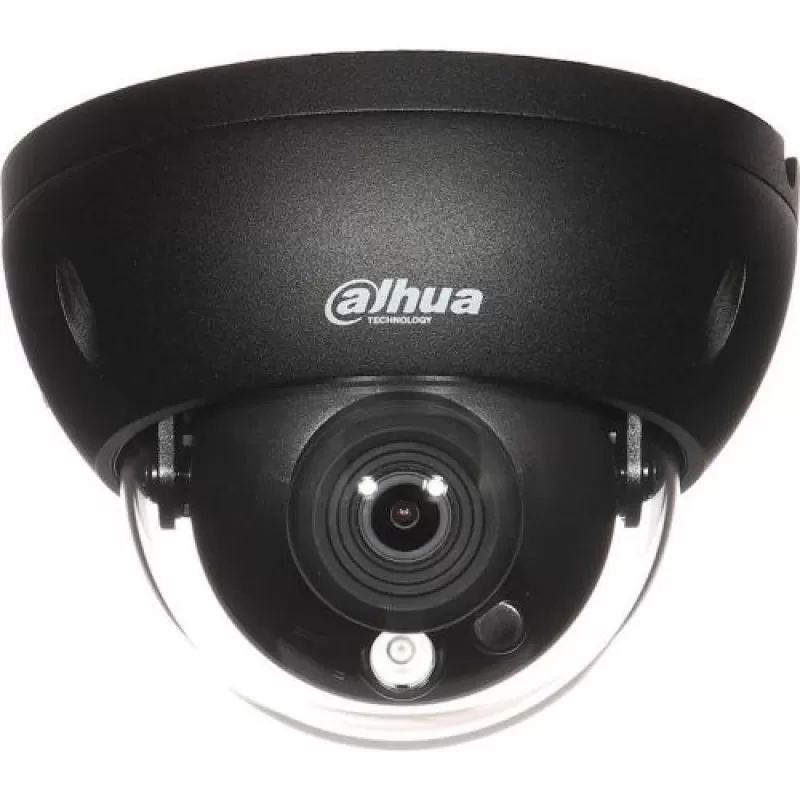 Camera de supraveghere Dahua IPC-HDBW1230E-0280B-BLACK IP Dome 2 MP 2.8mm IR 30m PoE IP67 IK10 neagra