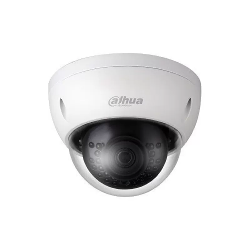 Camera de supraveghere Dahua IPC-HDBW1230E-S-0360B, IP Dome 2MP, 1/2.7 CMOS, ICR, H.265+, 25/30fps@1080P, 3.6mm, IR 30m, IP67, IK10, PoE