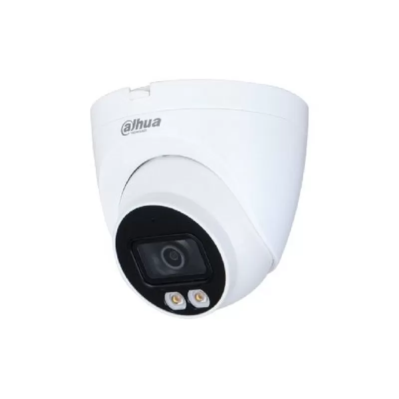 Camera de supraveghere Dahua IPC-HDW2439T-AS-LED-0280B-S2 IP Dome Full-color 4MP, CMOS 1/3'', 2.8mm, LED 30m, WDR, Microfon, IP67, PoE
