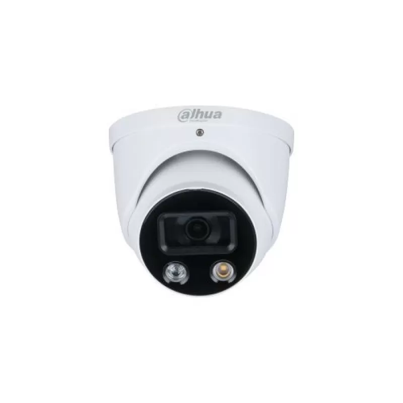 Camera de supraveghere Dahua IPC-HDW3549H-AS-PV-0280B-S3  Dome Full Color, Iluminare Dubla TiOC WizSense, 5 MP, IR 30 m, 2.8 mm, microfon
