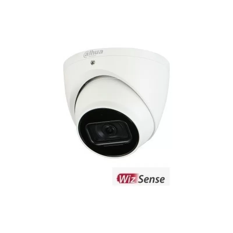 Camera de supraveghere Dahua IPC-HDW3841EM-AS-0280B IP AI Dome 8MP, CMOS 1/2.8'', 2.8mm, IR 30m, WDR, Microfon, MicroSD, IP67, PoE