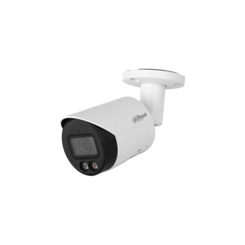 Camera de supraveghere Dahua IPC-HFW2449S-S-IL-0280B Bullet IP 4MP cu iluminare duala, 2.8 mm, 1/2.9 CMOS, IR 30 m, microfon, slot card, PoE