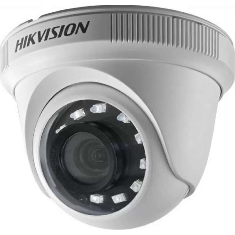 Camera de supraveghere Hikvision DS-2CE56D0T-IRPF2C Dome Turbo HD 4-in-1, 2MP CMOS, 2.8mm, IR 20m