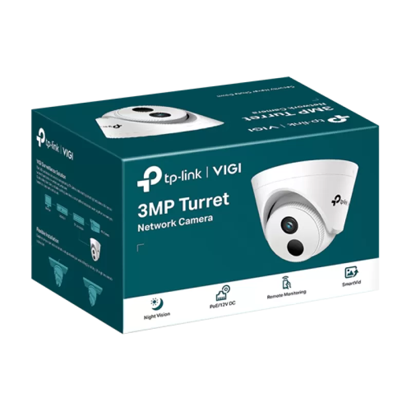 Camera IP 3MP, lentila 4mm, IR 30m - TP-Link VIGI VIGIC400HP-4 - imagine 1