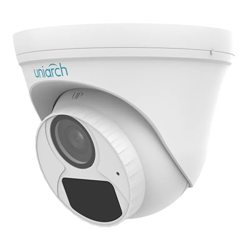 Camera IP 4MP, lentila 2.8mm, IR 30m, SDCard, Microfon integrat - Uniarch IPC-T124-APF28K - imagine 1