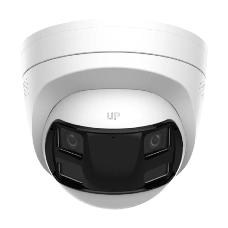 Camera IP Dual lens 6MP, 2 x lentila 2.8mm 180Â°, IR & WL 30m ColorVu, Audio+Stroboscop - HIKVISION DS-2CD1367G2HP-LIUF-SL-2.8mm