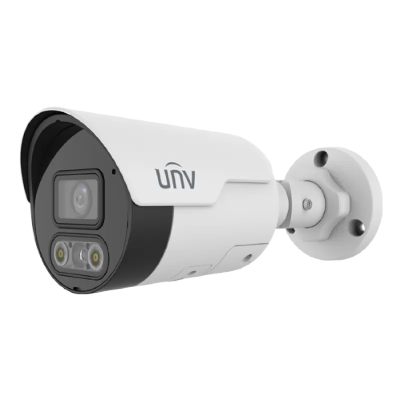 Camera IP ColorHunter Dual-Light, 8MP, lentila 2.8mm, IR 30m, WL 30m, Audio bidirectional, PoE - UNV IPC2128LE-ADF28KMC-DL