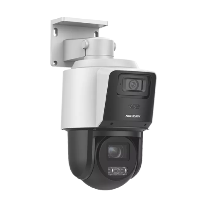 Camera IP PTZ TandemVu, 4MP dual, zoom optic 4X, IR 40m & WL 30m - HIKVISION DS-2SE3C404MWG-E14-2.8mm - imagine 1