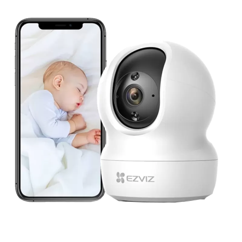 Camera IP WI-Fi Pan&Tilt, FullHD 1080P, Audio bidirectional, SDcard - EZVIZ CS-H6c-FHD - imagine 2