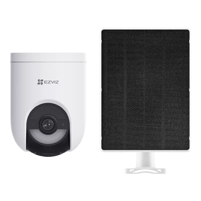 Camera IP Wi-Fi6 & 4G PT + Panou solar 5W, 2K+, baterie 5.200 mAh, Audio, IR+WL 15m, Alarma - Ezviz CS-HB8c-4G-KIT - imagine 1