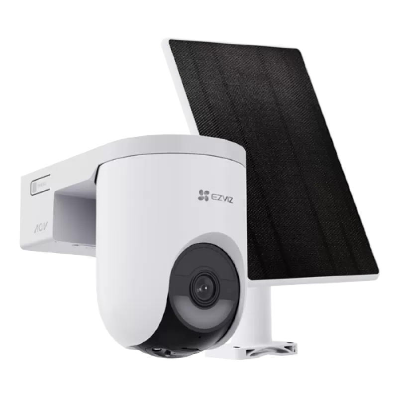 Camera IP Wi-Fi6 PT + panou solar 5W, 4MP, baterie 5.200 mAh, Audio bidirectional, Alarma - EZVIZ CS-HB8c/SP(4MP)
