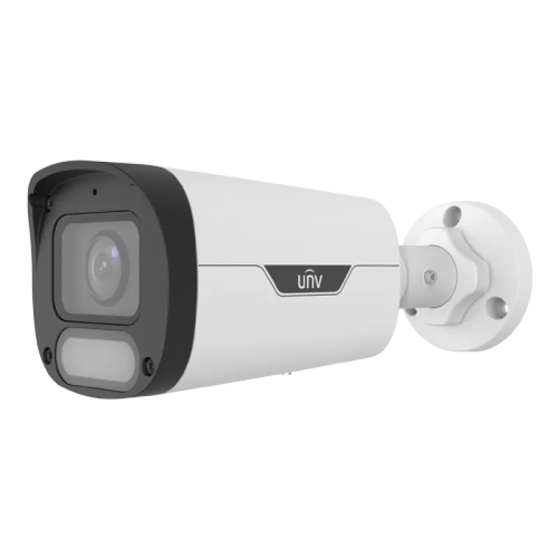  Camera IP Wise-ISP, ColorHunter, 8MP, lentila 4.0mm, WL 30M, Mic, PoE, color 24/7 - UNV IPC2318LE-ADF40KM-WP