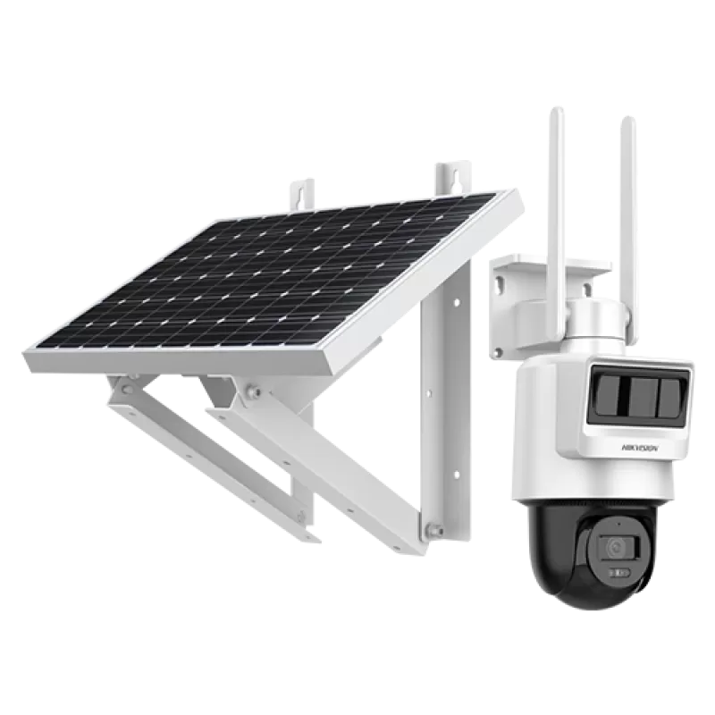 Camera PT IP 4G LTE, 4MP, 2.8mm, IR 30m, Audio, PIR+Radar, Panou solar + Acumulator lithium 50.76Wh - HIKVISION DS-2DE2C400IWG-K-4G-C05S10-2.8mm
