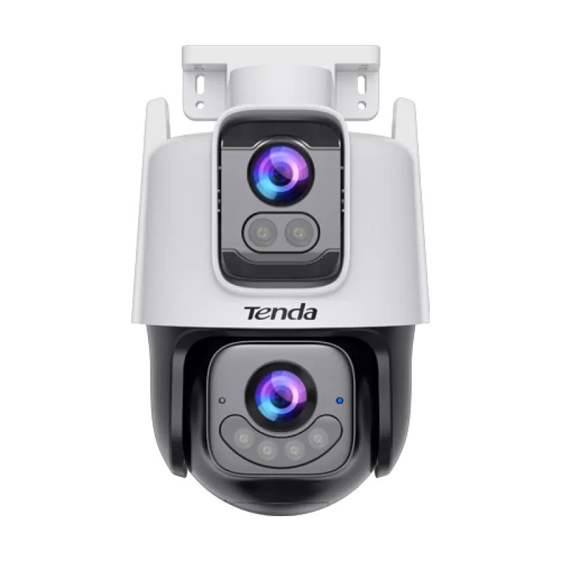 Camera PT Wi-Fi, rezolutie 3+3MP, Dual-Lens, Audio bidirectional, IR/WL 30m, Alarma, IP65 - TENDA TND-CH9-WCA