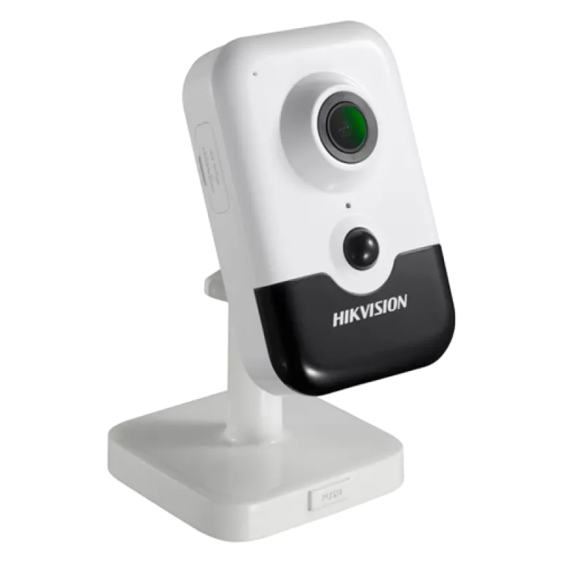 Camera Wi-Fi Cube IP 2.0MP, lentila 2.8mm, AUDIO bidirectional, IR 10m, PIR, SD-card - HIKVISION DS-2CD2423G0-IW-2.8mm