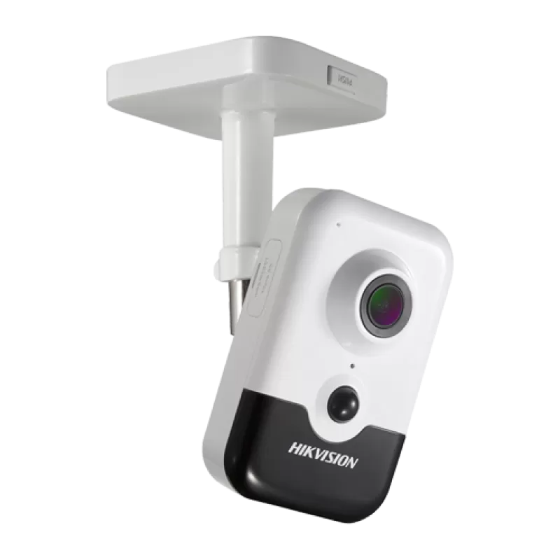 Camera Wi-Fi Cube IP 2.0MP, lentila 2.8mm, AUDIO bidirectional, IR 10m, PIR, SD-card - HIKVISION DS-2CD2423G0-IW-2.8mm - imagine 2