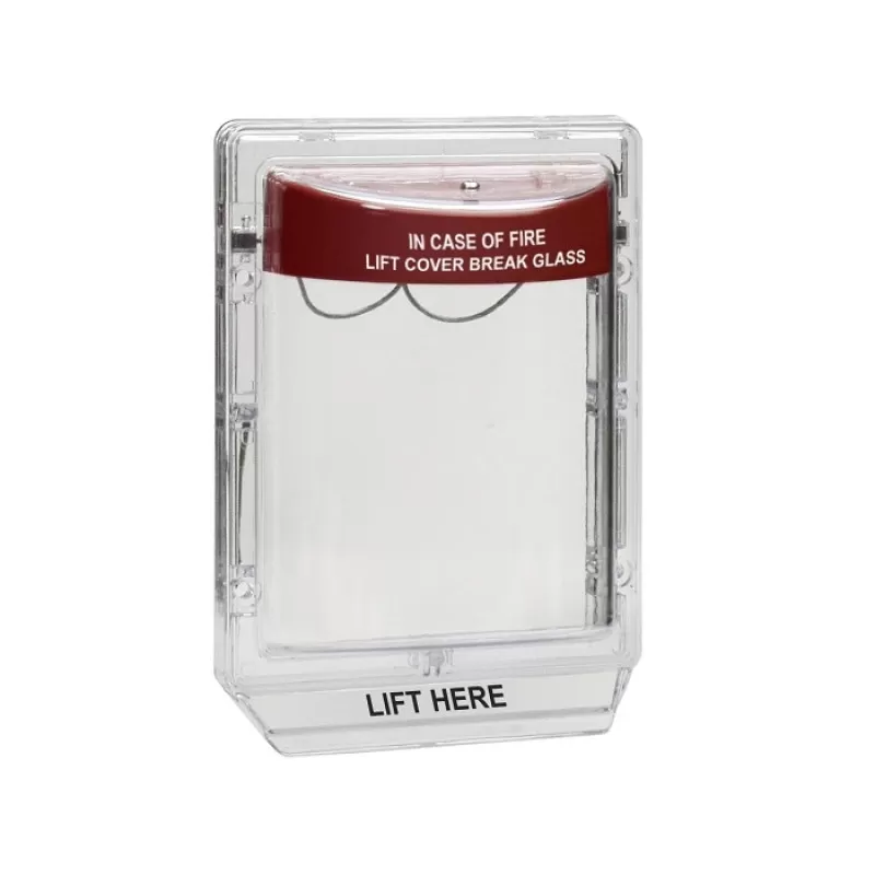 CARCASA PROTECTOARE BUTON INCENDIU, TEXT ENGLEZA