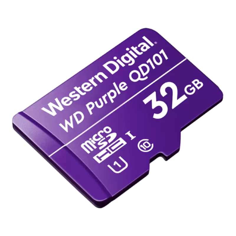 Card MicroSD 32GB, seria Purple Ultra Endurance - Western Digital WDD032G1P0C